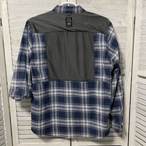 Wrangler Mens Button Up Shirt Multicolor Plaid Size XL Regular Fit‎ Long Sleeve - Picture 3 of 12